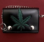 Pot leaf wallet