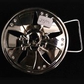 Click to enlarge Skull N Bones Belt Buckle