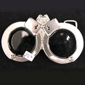 Hand Cuffs Belt Buckle