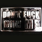 Click to enlarge Fuck Belt Buckle