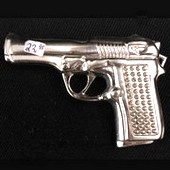 Click to enlarge Hand Gun Belt Buckle