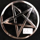 Click to enlarge Pentagram Belt Buckle