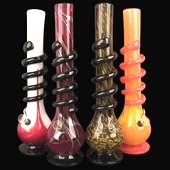Click to enlarge Red Eye Glass Retro Bong