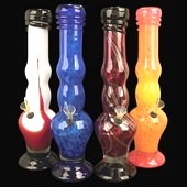 Click to enlarge Red Eye Glass Retro Bong
