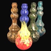 Click to enlarge Red Eye Glass Retro Bong