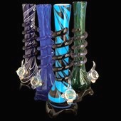 Click to enlarge Red Eye Glass Retro Bong