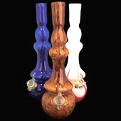 Click to enlarge Red Eye Glass Retro Bong