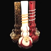 Click to enlarge Red Eye Glass Retro Bong