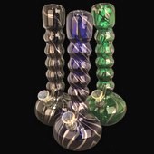 Click to enlarge Red Eye Glass Retro Bong