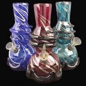 Click to enlarge Red Eye Glass Retro Bong
