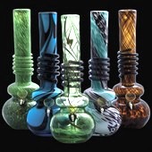 Click to enlarge Red Eye Glass Retro Bong