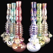 Click to enlarge Red Eye Glass Retro Bong