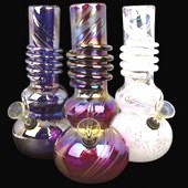 Click to enlarge Red Eye Glass Retro Bong