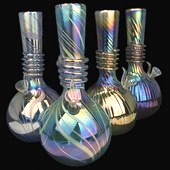 Click to enlarge Red Eye Glass Retro Bong