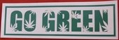 Click to enlarge Go Green Sticker