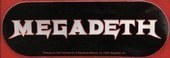 Megadeth Sticker