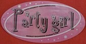Click to enlarge Party Girl Sticker