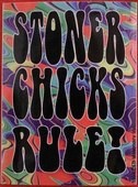Click to enlarge Stoner Chicks Sticker