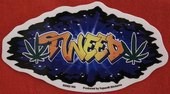 Click to enlarge Weed Sticker